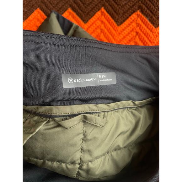 Backcountry Green and Black Puffer Mini Skirt sz M - Picture 4 of 9